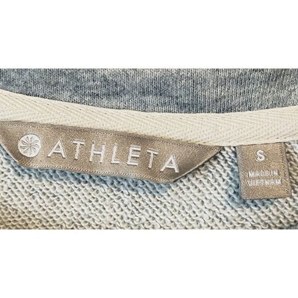 Athleta Sweatshirt Womens Small Studio Cinch Pullover Crew Neck Top Long Sleeve - Picture 6 of 8